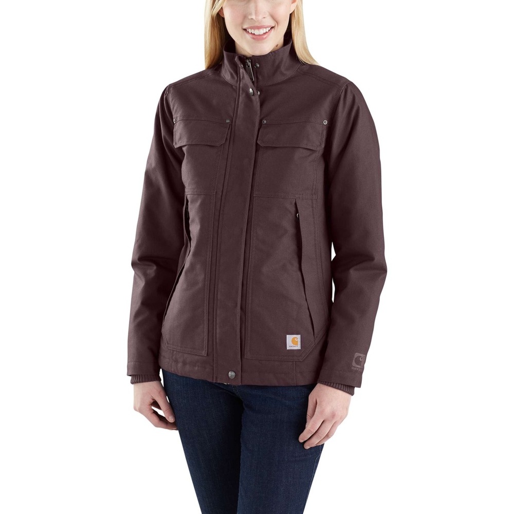Carhartt Women's Burgundy Utility Jacket